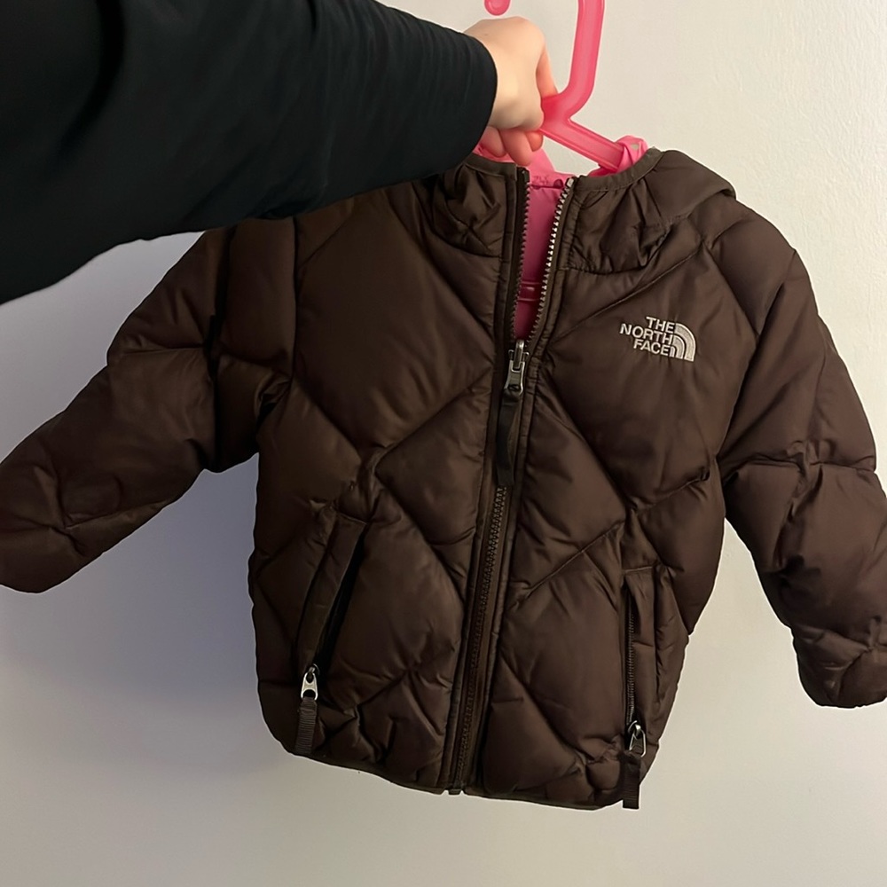 Reversible Baby North Face jacket